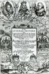 The General Histoire of Virginia, New England and the Summer Isles, 1624 (engraving) (b/w photo)