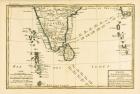 Southern India and Ceylon, from 'Atlas de Toutes les Parties Connues du Globe Terrestre' by Guillaume Raynal (1713-96), published J L Pellet, Geneva, 1780 (coloured engraving)