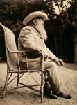 Claude Monet (1840-1926) (b/w photo)
