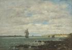 Coast of Brittany, 1870 (oil on canvas)