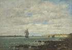 Coast of Brittany, 1870 (oil on canvas)