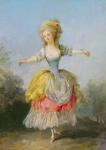 Dancer dressed in Louis XVI costume (oil on canvas)