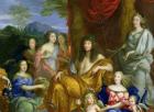 The Family of Louis XIV (1638-1715) 1670 (oil on canvas) (detail of 60094)