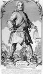 The Statue of a Great Man or the English Colossus, published by George Bickham the Younger, 1740 (engraving)