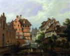 Rue des Tanneurs, Colmar, 1875 (oil on canvas)