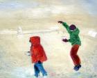 Snow! 2014, (oil on canvas)