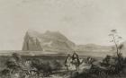 Gibraltar from the Lower Signal Tower (engraving)