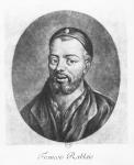 Portrait of François Rabelais (engaving)