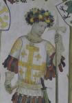 The Nine Worthies, detail of Godfrey de Bouillon (c.1060-1100) 1418-30 (fresco)