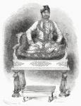 Maharana Shambhu Singh, 1847 to 1874, of Udaipur, India. Seventy-first ruler of the Mewar Dynasty from 1861 to 1874.