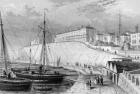 West cliff, Ramsgate, c.1830 (engraving)