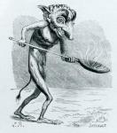 The Ukobach, illustration from the 'Dictionnaire Infernal' by Jacques Albin Simon Collin de Plancy , 1818 (engraving)