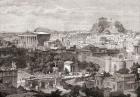 A view of ancient Athens, Greece. From The Review of Reviews, published 1891