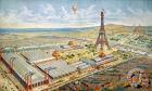 General View of the Universal Exhibition, Paris, 1889 (coloured engraving)