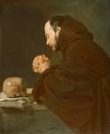 Saint Francis in Prayer (oil on canvas)