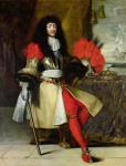 Seated Portrait of Louis XIV (1638-1715) after 1670 (oil on canvas)