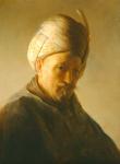 Portrait of a man in a turban, c.1630 (panel)