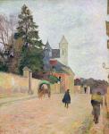 A Village Road, 1884 (oil on canvas)