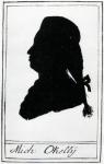 Silhouette of Michael O'Kelly, 1786 (engraving)