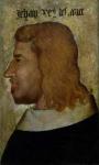 Portrait of John II,'the Good' (1319-64) King of France (oil on panel)