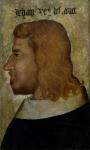 Portrait of John II,'the Good' (1319-64) King of France (oil on panel)