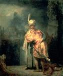 David and Jonathan, 1642 (oil on panel)