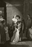 Lord William Russell saying farewell to his family prior to his execution on 21 July 1683, from 'The National and Domestic History of England' by William Hickman Smith Aubrey (1858-1916) published London, c.1890 (litho)
