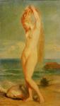 Venus depicted in a Seascape (study), 1839 (oil on study)