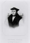 Portrait of Matthew Parker (1504-75) from 'Lodge's British Portraits', 1823 (engraving) (b/w photo)