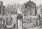 Imaginary election of St. Peter as Pope, 1878 (litho)