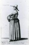 English Country Woman, 1643 (etching)