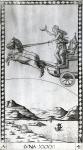 Moon, by unknown Italian artist, from ""Mantegna Tarocchi" 1460-65 (engraving)