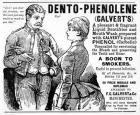 Advertisement for Calvert's Dento-Phenolene, c.1890s (litho)