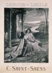 Poster advertising 'Samson and Dalila', opera by Camille Saint Saens (1835-1921) (litho)
