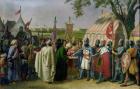 Count of Tripoli accepting the Surrender of the city of Tyre in 1124, 1840 (oil on canvas)