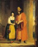 Shylock and Jessica from 'The Merchant of Venice', Act II, Scene ii, 1830 (oil on canvas)