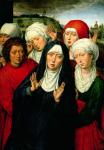 The Holy Women, right hand panel of the Deposition Diptych, c.1492-94 (oil on panel)