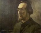 Portrait of Erik Satie (1866-1925) (oil on canvas)