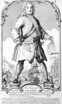 The Stature of a Great Man or an English Colossus, by George Bickham the Younger, 1740 (engraving)