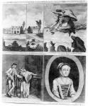 'A True Draught of Eliz Canning', a satirical print on the story of Elizabeth Canning, 1753 (engraving)