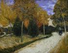 Path in the Park at Arles, 1888 (oil on canvas)
