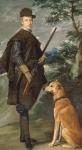 Portrait of Cardinal Infante Ferdinand (1609-41) of Austria with Gun and Dog, 1632 (oil on canvas)