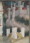 Detail of the architecture on the right of St. George and the Princess of Trebizond, c.1433-38 (fresco) (detail of 60797)