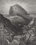 The Dove Sent Forth From The Ark, Genesis 13:8-9, illustration from Dore's 'The Holy Bible', 1866 (engraving)