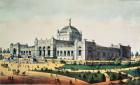 Art Gallery, Grand United States Centennial Exhibition, Fairmount Park, Philadelphia, 1876, pub. by Currier & Ives (colour litho)