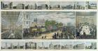 Scenes Associated with the Presentation of the Petition to Parliament by Thomas Duncombe (1796-1861) in 1842 (litho)