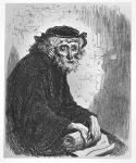 One of the Apedeltes, illustration from 'Gargantua and Pantagruel', by François Rabelais (engraving)