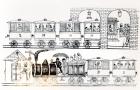 Indian Railway (engraving) (b&w photo)