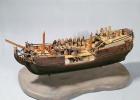 Model of a fishing boat (wood & metal)
