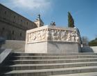 Steps of the Alcazar with the Monument to Victory by Juan de Avalos (1911-2006) 1961 (photo)